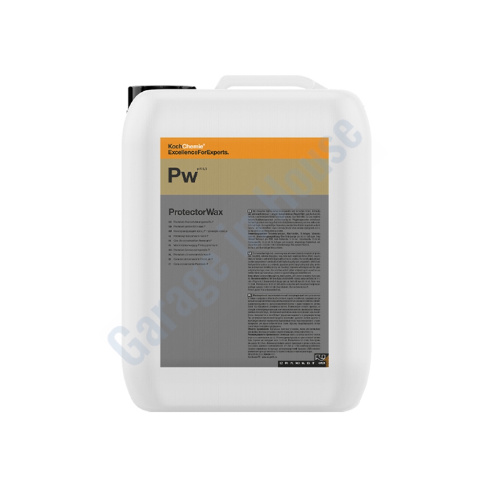 Koch Chemie PW Protector Wax 10 kg Yeni Nesil Yüksek Parlatıcı ve Koruyucu Konsantre Hızlı Cila