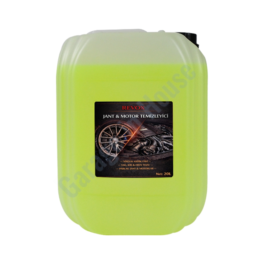 Revox Jant ve Motor Temizleyici 20 L Ağır Kir ve Yağ Çözücü Profesyonel Temizlik Solüsyonu