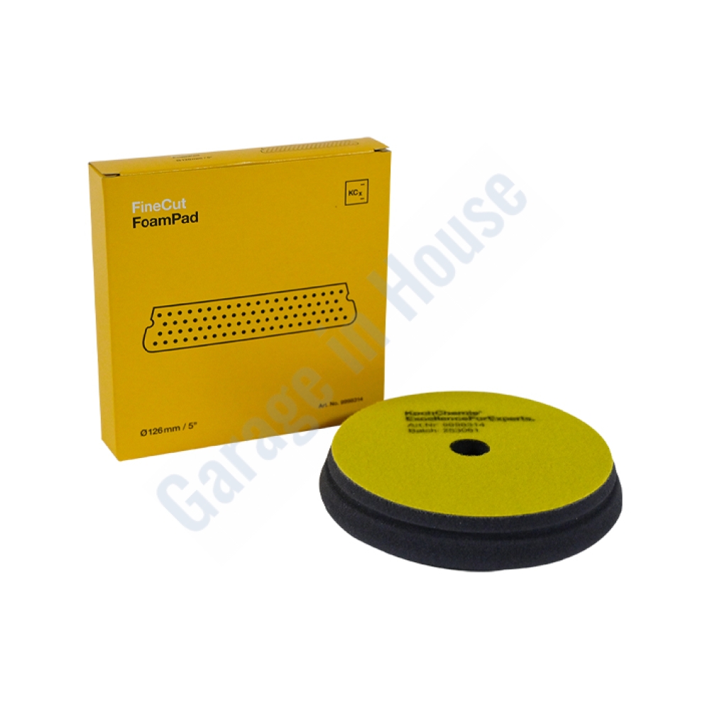 Koch Chemie Fine Cut Foam Pad 126 mm - Profesyonel İnce Pasta ve Hare Giderme Süngeri