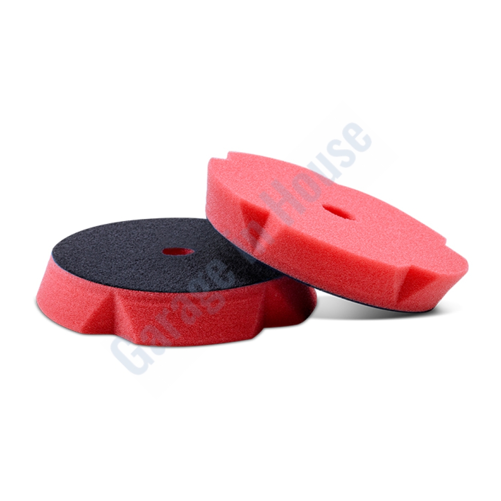 Scholl Concepts Ninja Cutting Pad Red 140/25 mm Devrim Niteliğinde Yüksek Kesim Güçlü Polisaj Pedi