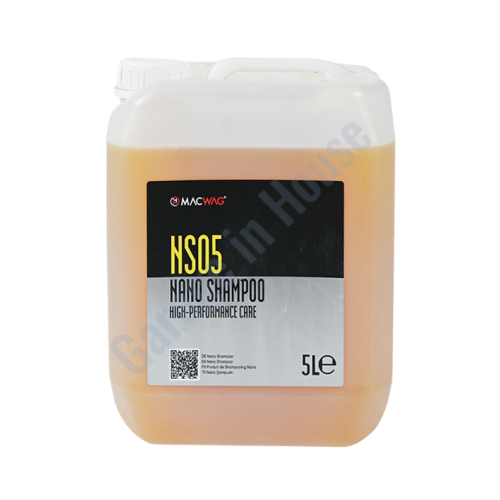MacWag NS05 Nano Shampoo 5 Lt Yüksek Parlaklık ve Koruma Etkili Nano Şampuan
