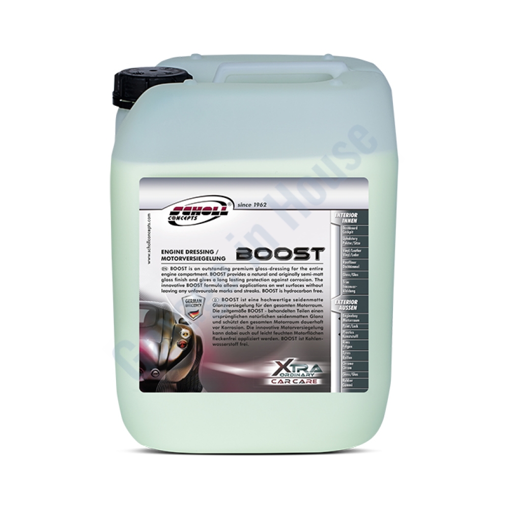 Scholl Concepts Boost Engine Dressing 10 lt Profesyonel Motor Koruyucu ve Parlatıcı Bakım Solüsyonu