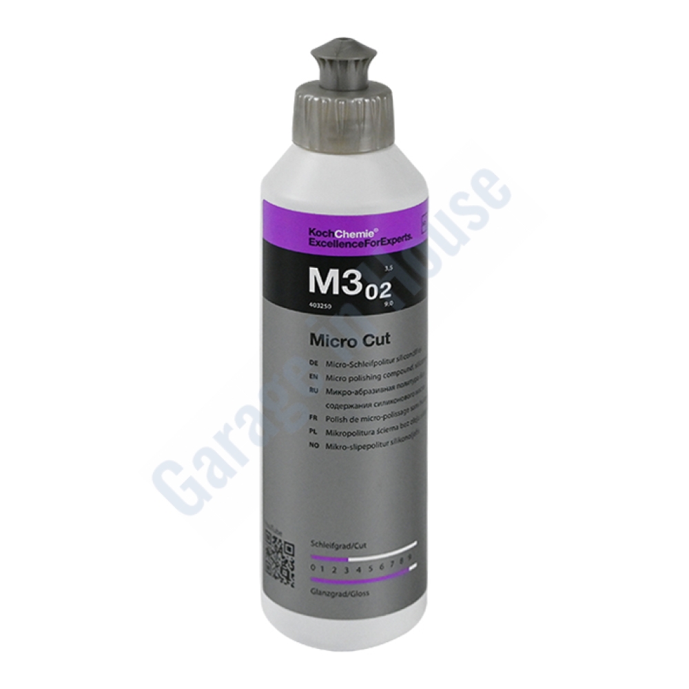 Koch Chemie M3.02 Micro Cut 250 ml Profesyonel Mikro Hare Giderici ve Final Parlatıcı Cila
