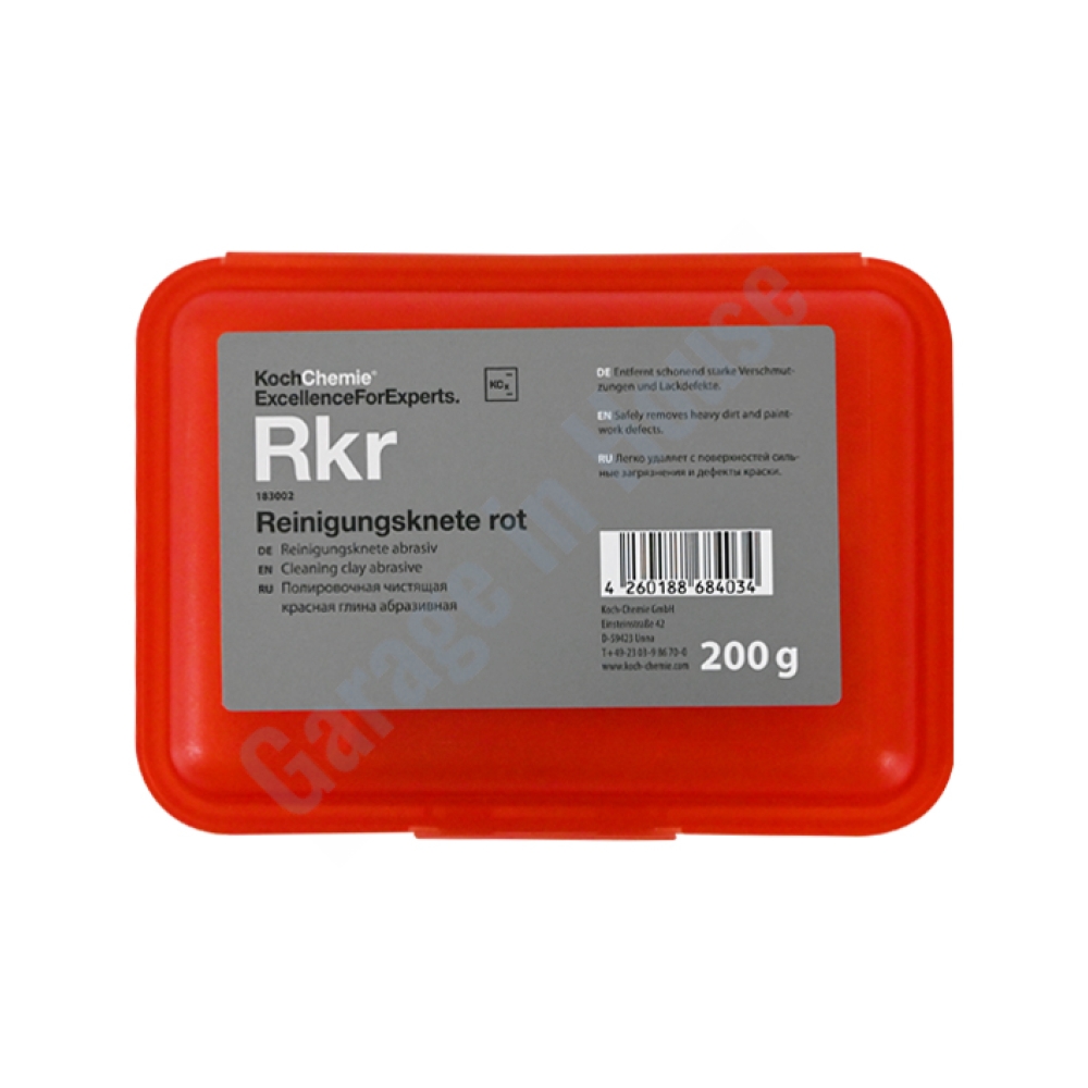 Koch Chemie RKR Reinigungsknete Rot 200 gr Profesyonel Sert Yüzey Temizleme Kili