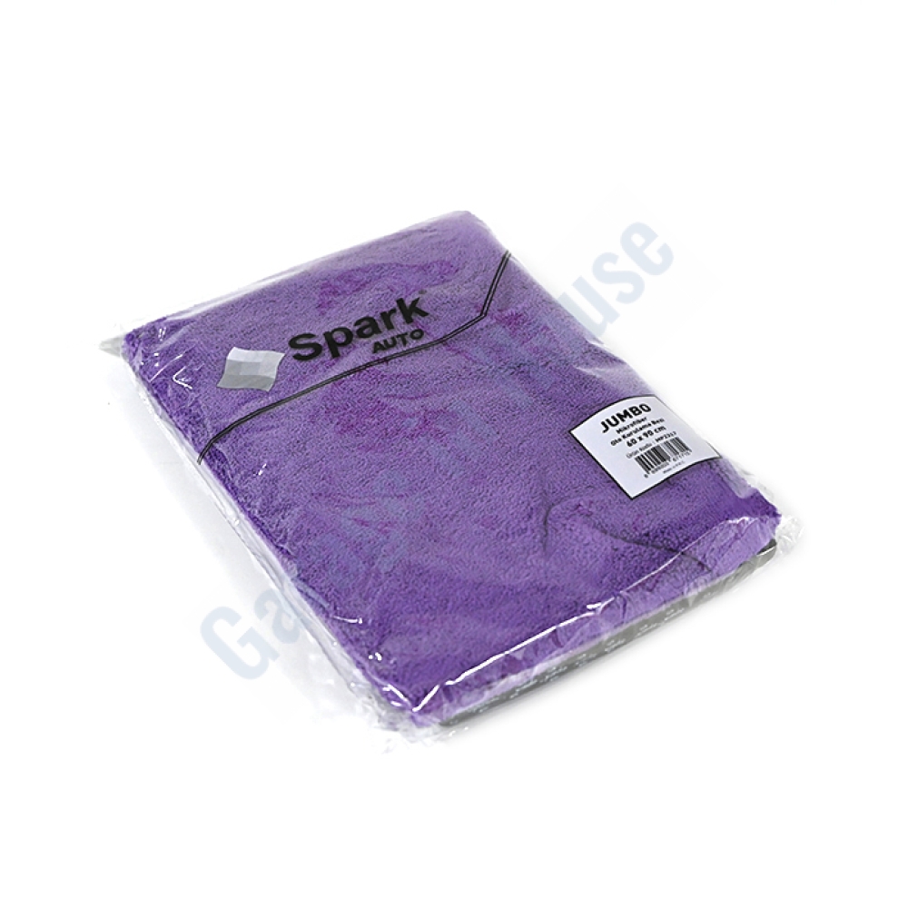 Spark MP2317 Mikrofiber Kurulama Bezi Mor 60x90 cm Yüksek Emici Ekonomik Havlu