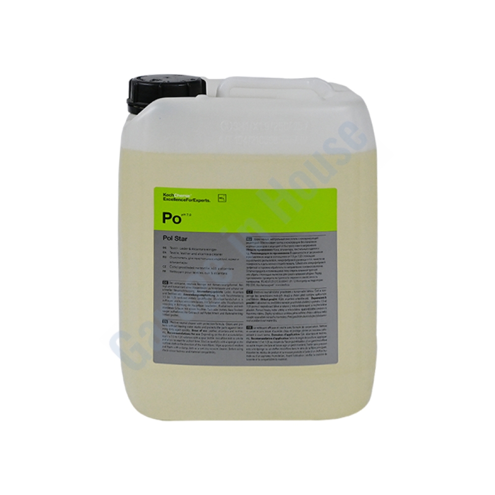 Koch Chemie PO Pol Star 5 L Profesyonel Hassas Tekstil Alcantara ve Deri Temizleyici