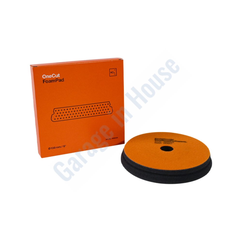 Koch Chemie One Cut Foam Pad 150 mm Profesyonel Tek Adım Boya Düzeltme ve Geniş Yüzey Polisaj Süngeri