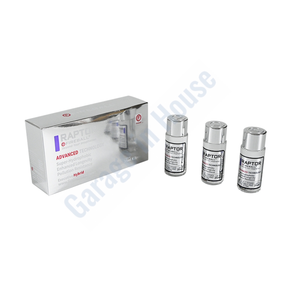 Fireball Raptor 105 ml (35 ml x 3) - Profesyonel Dış Trim ve Plastik Koruyucu Seramik