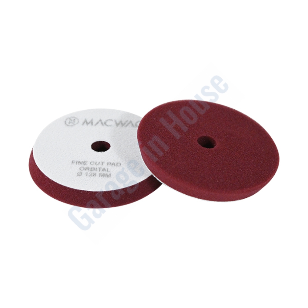 MacWag Fine Cut Pad Orbital Ø128-140x20 mm Profesyonel Orta-İnce Pasta Süngeri