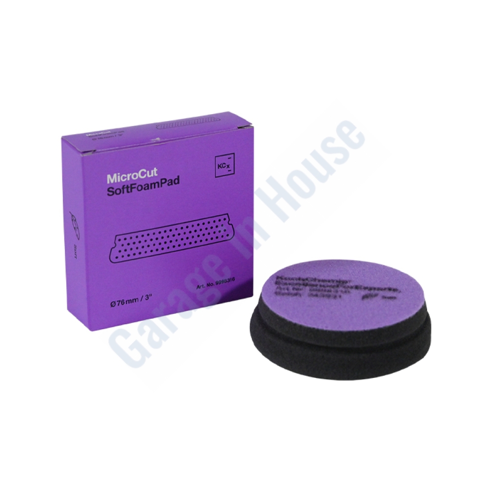 Koch Chemie Micro Cut Soft Foam Pad 76 mm Profesyonel Hare Giderici ve Final Parlatma Süngeri