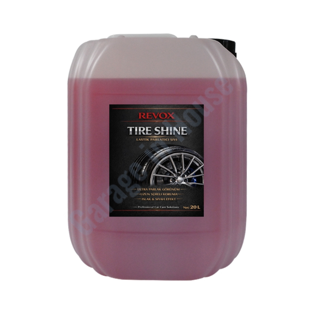 Revox Tire Shine Lastik Parlatıcı Sıvı 20 L Uzun Süreli Parlaklık ve Koruma