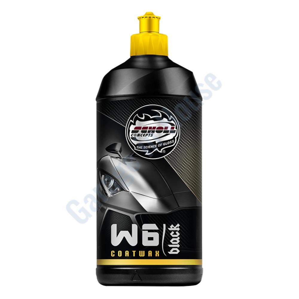 Scholl Concepts W6 Black Coatwax 500 ml Hibrit Boya Koruma ve Parlaklık Waxı