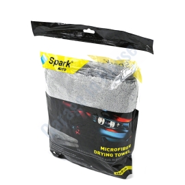 Spark MP2316 Mikrofiber Kurulama Bezi Gri 60x90 cm Ekstra Geniş Profesyonel Havlu